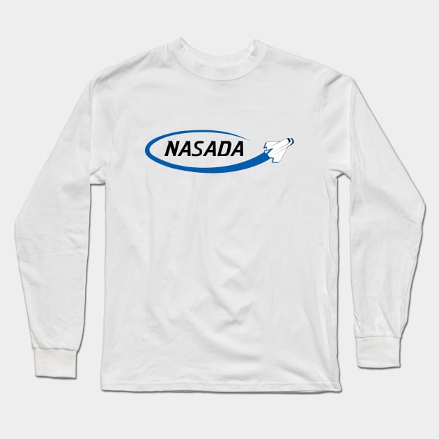 PR In Space NASADA Logo Long Sleeve T-Shirt by mavgagliano